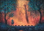 HEYE Puzzle Inner Mystic: March through the forest 1000 pieces - Jigsaw Puzzle