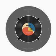 Čistič LP desek HumminGuru adaptér pro 7“ LP - Čistič LP desek
