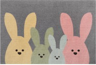 Protiskluzová Printy 104452 Grey, Multicolor 40 × 60 cm - Rohožka