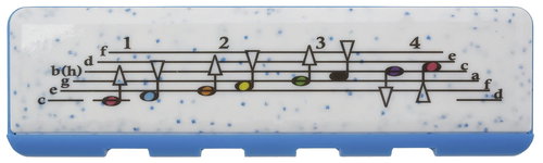 HOHNER Speedy darkblue/lightblue - Mundharmonika - Hauptbild