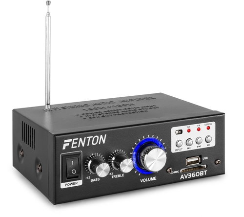 Fenton AV360BT Mini zesilovač s BT/SD/USB/MP3 - HiFi Amplifier - Main image