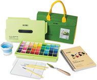 Himi Kvašové barvy Twin Cup Gouache Set, 72 Colours, Apple Green Case, sada 8 ks  - Gouache Paints