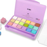 HIMI Jelly Cup Gouache Set 18 Colours, Pastel Edition - Gouache Paints