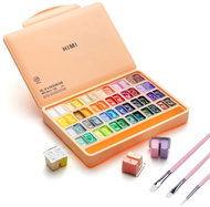HIMI Twin Cup Gouache Set 48 colours + 3 brushes - Gouache Paints