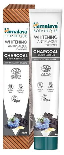HIMALAYA Botanique Whitening toothpaste charcoal + black cumin oil 75 ml - Toothpaste - Main image