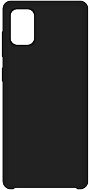 Hishell Premium Liquid Silicone Samsung Galaxy A31 fekete tok - Telefon tok