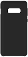 Hishell Premium Liquid Silicone for Samsung Galaxy S10e, Black - Phone Cover