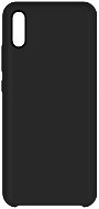Hishell Premium Liquid Silicone pre Xiaomi Redmi 9A čierny - Kryt na mobil