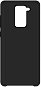 Hishell Premium Liquid Silicone Xiaomi Redmi Note 9 fekete tok - Telefon tok