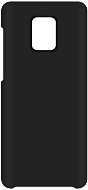 Hishell Premium Liquid Silicone for Xiaomi Redmi Note 9 Pro, Black - Phone Cover