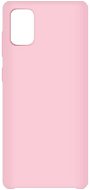 Hishell Premium Liquid Silicone Samsung Galaxy A31 rózsaszín tok - Telefon tok