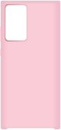 Hishell Premium Liquid Silicone für Samsung Galaxy Note 20 Ultra 5G pink - Handyhülle