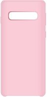 Hishell Premium Liquid Silicone Samsung Galaxy S10 rózsaszín tok - Telefon tok