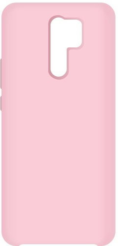 Hishell Premium Liquid Silicone for Xiaomi Redmi 9, Pink - Phone Cover - Main image