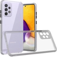 Hishell two colour clear case for Galaxy A52 / A52 5G / A52s white - Handyhülle