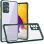 Hishell two colour clear case for Galaxy A52/A52 5G/A52s green - Kryt na mobil