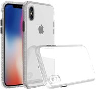 Hishell Two Colour Clear Case for iPhone X White - Phone Cover