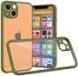 Hishell Two Colour Clear Case for iphone 13 Green - Phone Cover