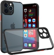 Hishell Two Colour Clear Case for iphone 13 Pro Max Black - Phone Cover