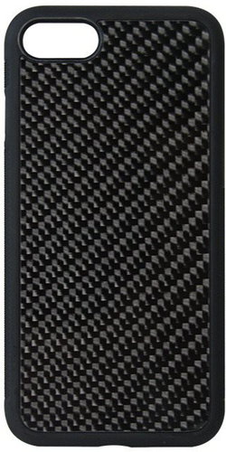 Hishell Premium Carbon for iPhone 7/8/SE 2020, Black - Phone Cover - Main image