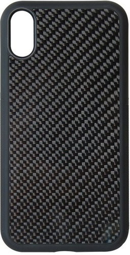 Hishell Premium Carbon for iPhone Xr, Black - Phone Cover - Main image