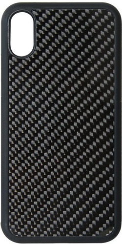 Hishell Premium Carbon for iPhone Xs, Black - Phone Cover - Main image