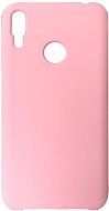 Hishell Premium Liquid Silicone for HUAWEI Y7 (2019), Pink - Phone Cover