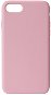 Hishell Premium Liquid Silicone iPhone 7 / 8 / SE 2020 rózsaszín tok - Telefon tok