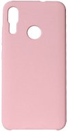 Hishell Premium Liquid Silicone for Motorola Moto E6 Plus, Pink - Phone Cover