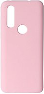 Hishell Premium Liquid Silicone für Motorola One Action Pink - Handyhülle