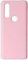 Handyhülle Hishell Premium Liquid Silicone für Motorola One Action Pink - Kryt na mobil