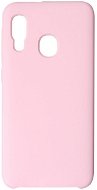 Hishell Premium Liquid Silicone Samsung Galaxy A20e rózsaszín tok - Telefon tok