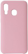 Hishell Premium Liquid Silicone Samsung Galaxy A40 rózsaszín tok - Telefon tok
