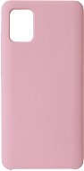 Hishell Premium Liquid Silicone for Samsung Galaxy A51, Pink - Phone Cover