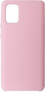 Hishell Premium Liquid Silicone Samsung Galaxy A71 rózsaszín tok - Telefon tok