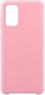 Hishell Premium Liquid Silicone for Samsung Galaxy S20+, Pink - Phone Cover