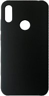 Hishell Premium Liquid Silicone for HUAWEI Y6 (2019), Black - Phone Cover