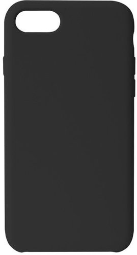 Hishell Premium Liquid Silicone for iPhone 7/8/SE 2020, Black - Phone Cover - Main image