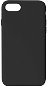 Hishell Premium Liquid Silicone tok iPhone 7/8/SE (2020) készülékhez - fekete - Telefon tok