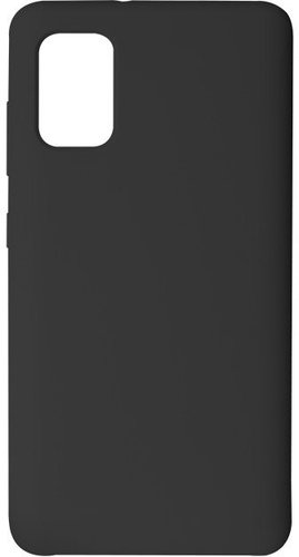 Hishell Premium Liquid Silicone for Samsung Galaxy A41, Black - Phone Cover - Main image