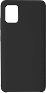Hishell Premium Liquid Silicone für Samsung Galaxy A51 - schwarz - Handyhülle