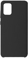 Hishell Premium Liquid Silicone for Samsung Galaxy A71, Black - Phone Cover