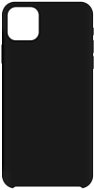 Hishell Premium Liquid Silicone pre Apple iPhone 12 / 12 Pro čierny - Kryt na mobil