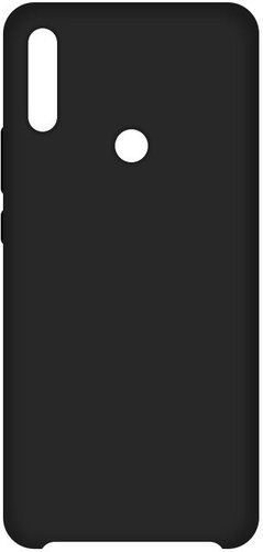 Hishell Premium Liquid Silicone for Honor 9X, Black - Phone Cover - Main image
