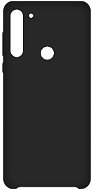 Hishell Premium Liquid Silicone for Motorola Moto G8, Black - Phone Cover