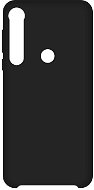 Hishell Premium Liquid Silicone for Motorola Moto G8 Plus, Black - Phone Cover