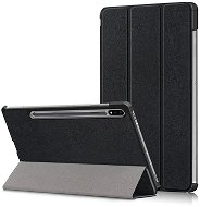 Hishell Protective Flip Cover für Samsung Galaxy Tab S7+ - schwarz - Tablet-Hülle