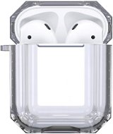 Hishell two colour clear case for Airpods 1&2 black - Puzdro na slúchadlá