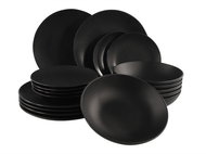 HIT Dining set 18 pcs black - Dish Set