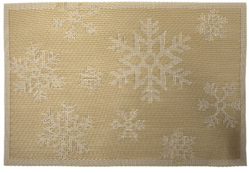 HIT Christmas Placemat 45 × 30cm, Gold - Placemat - Main image
